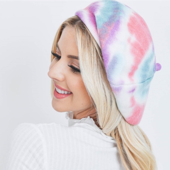 Tie Dye Beret Hat main image 4